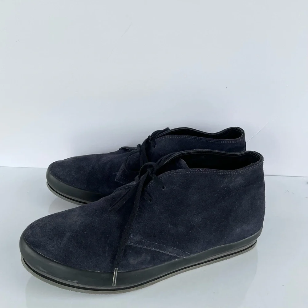 Prada Black Chukka Boots Suede Finish